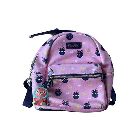 lounge fly Handbags - Loungefly Sailor Moon Luna Mini Backpack Pink